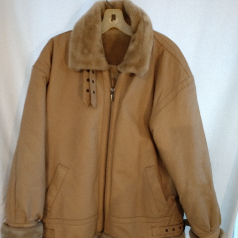 007 VINTAGE, UNI LEATHER COAT
